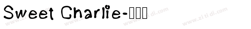 Sweet Charlie字体转换